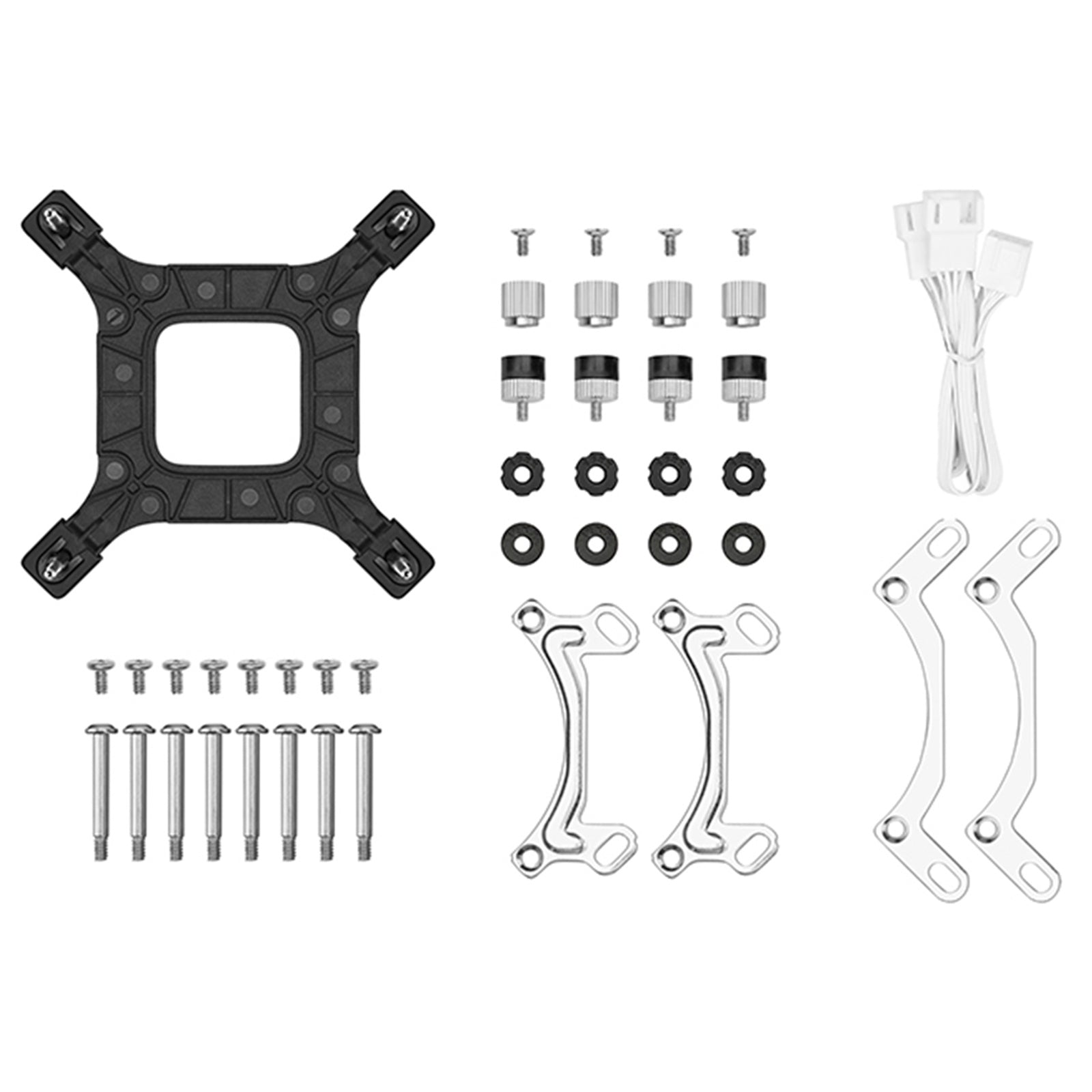 DeepCool LE240 V2 White 240mm Liquid CPU Cooler, Dual 120mm ARGB Fans, Anti-Leak Tech, Quiet Pump, High Performance for Intel & AMD Sockets