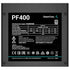 DeepCool PF400 80 PLUS Standard Power Supply 400W, Silent Hydraulic Bearing Fan, Reliable Protection, Flat Black Cables, 85% Efficiency