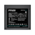 DeepCool PF600 600W PSU, 120mm Silent Hydraulic Bearing Fan, 80 PLUS White, Non Modular, UK Plug, Flat Black Cables, Efficient & Affordable