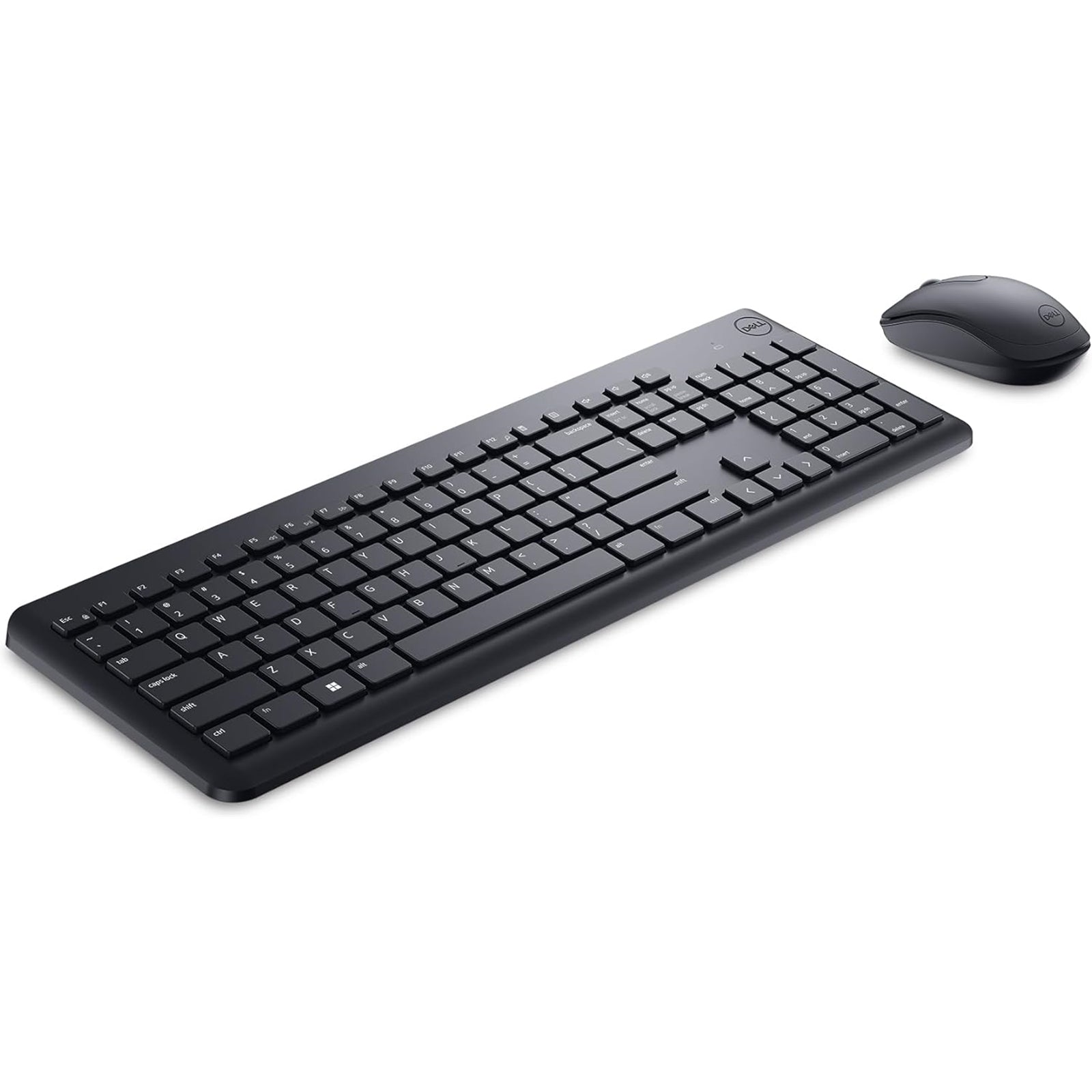 Dell KM3322W-R Wireless Keyboard and Mouse Set for Windows, 2.4GHz Wireless, QWERTY UK English Layout, Black