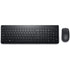 Dell KM3322W-R Wireless Keyboard and Mouse Set for Windows, 2.4GHz Wireless, QWERTY UK English Layout, Black