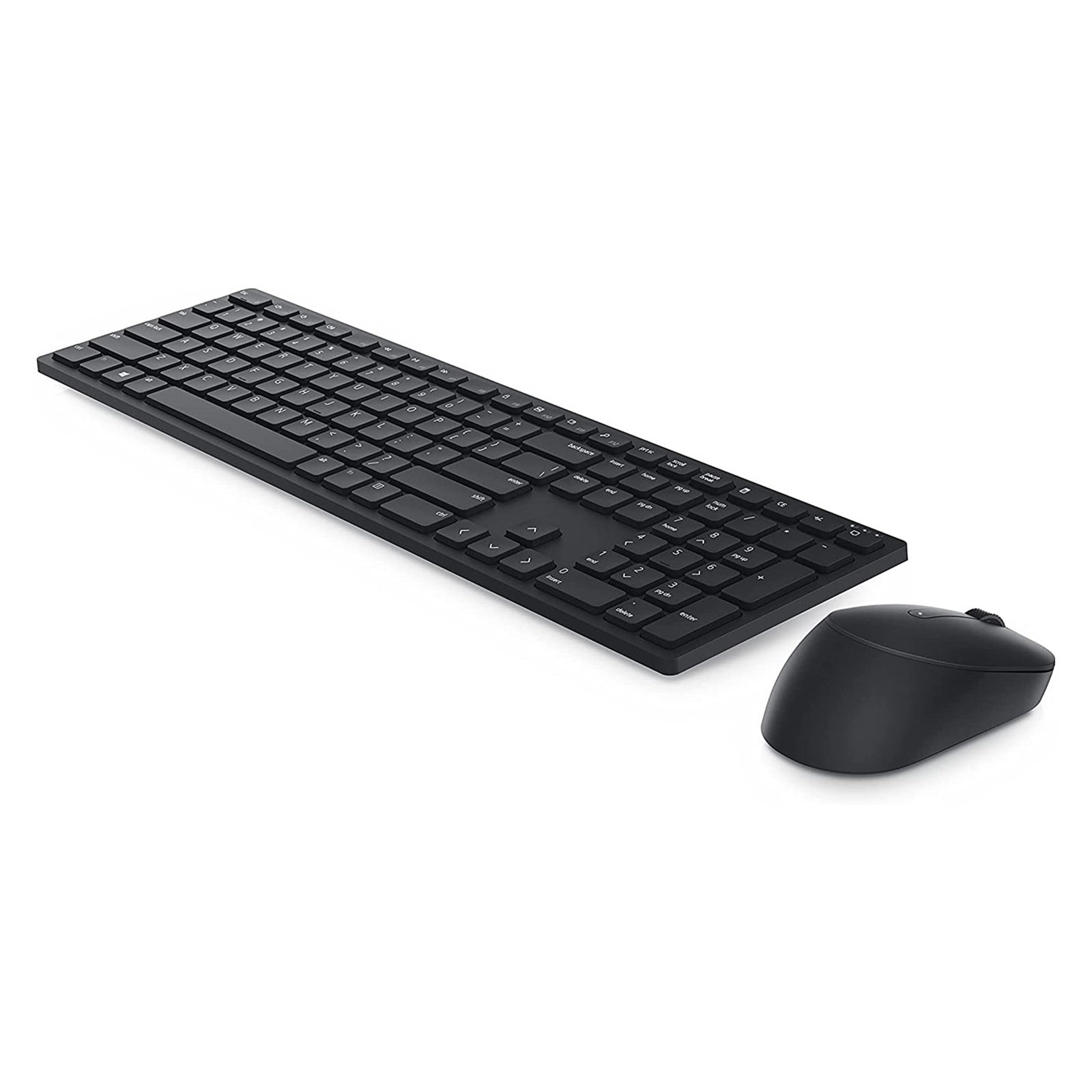 Dell KM5221W Pro Wireless Keyboard and Mouse Set for Windows, 2.4GHz Wireless, QWERTY UK English Layout, Black