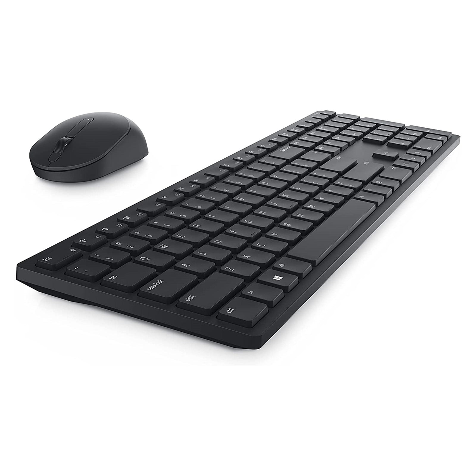 Dell KM5221W Pro Wireless Keyboard and Mouse Set for Windows, 2.4GHz Wireless, QWERTY UK English Layout, Black
