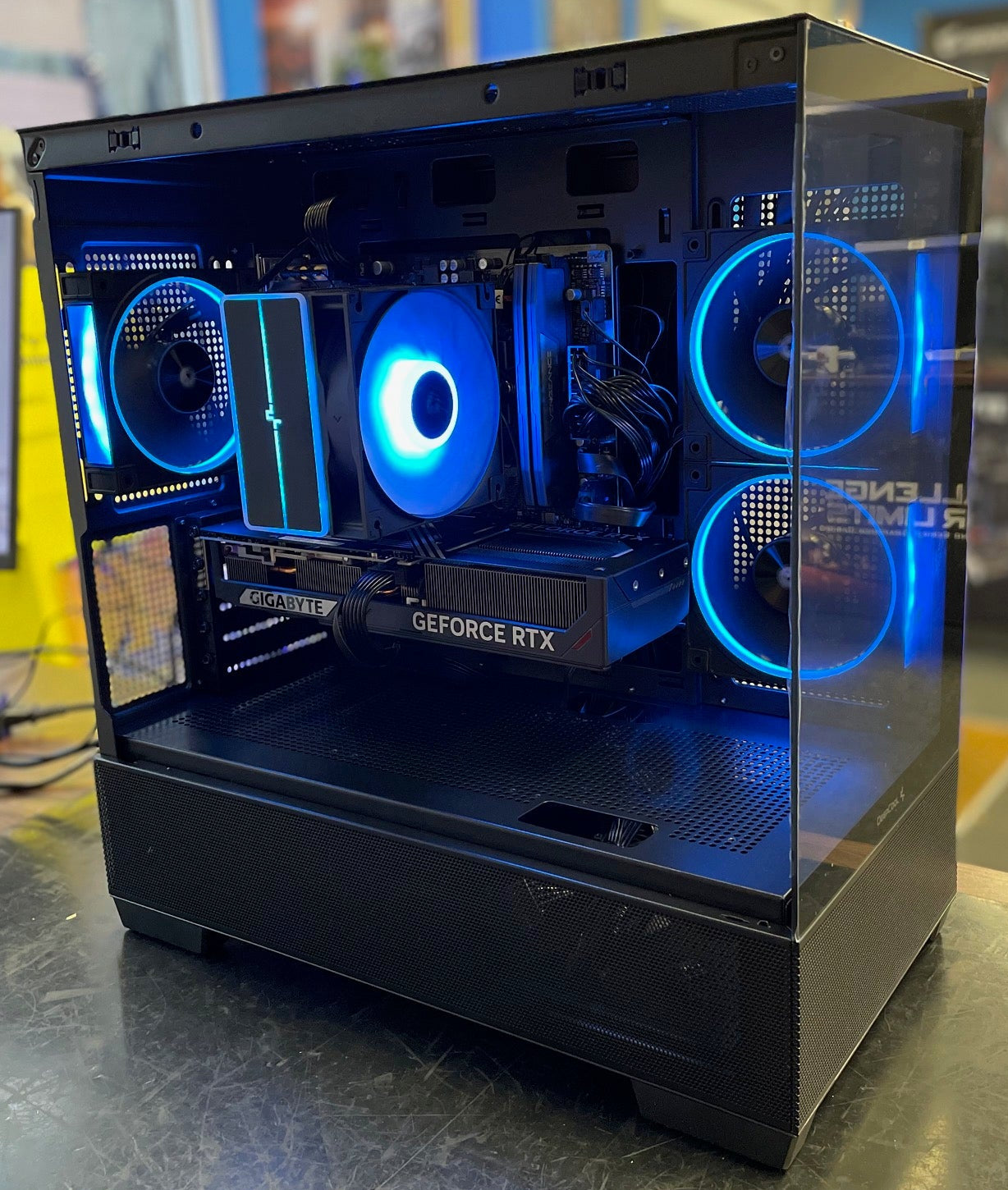 NEP ECLIPSE R5 Gaming PC - Ryzen 5 7500X3D, RTX 5070 12GB, 32GB DDR5, 2TB SSD, Wi-Fi 6E, Win 11 Home - Black