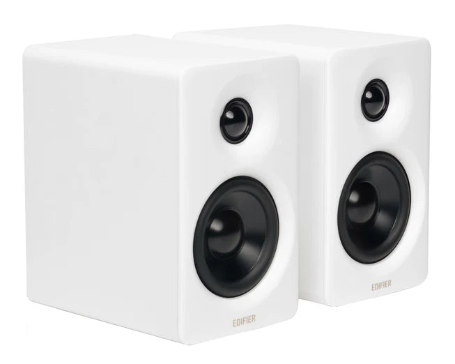 Edifier M60 2.0 Compact Desktop Hi-Res Bluetooth Speaker System - With Stands - White