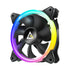 Antec Neon 120 ARGB PWM Case Fan - Hydro Bearing, 800-1600 RPM, Black