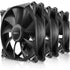 Antec Storm T3 140mm PWM Case Fan, 3 Pack, Fluid Dynamic Bearing, 600-1500 RPM, Black