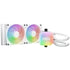 Be Quiet! Light Loop 240mm ARGB Liquid CPU Cooler, 2x Light Wings LX PWM Fans, ARGB Cooling Block, ARGB-PWM-Hub, White