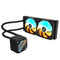 GIGABYTE GP-GIGABYTE Gaming 240 All-in-One Liquid CPU Cooler with 240mm Radiator, ARGB Lighting, Teflon Tubing and Magnetic Rotating Cover