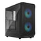 Fractal Design Focus 2 RGB (Black TG) Gaming Case w/ Clear Glass Window, ATX, 2 RGB Fans, RGB controller, Mesh Front, Innovative Shroud System - North East Peripherals Ltd