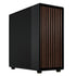 Fractal Design North XL Charcoal Black E-ATX case with fine mesh side, walnut front panel, 3 PWM fans, and USB-C port.