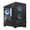 Fractal Design Pop Mini Air RGB (Black TG) Gaming Case w/ Clear Glass Window, Micro ATX, Hexagonal Mesh Front, 3 RGB Fans & ARGB Controller - North East Peripherals Ltd
