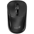Genius NX-7123 Copilot AI Wireless Mouse, 2.4 GHz with USB Receiver, 1200 DPI, 4 Button with Scroll Wheel, Ambidextrous Design, Black