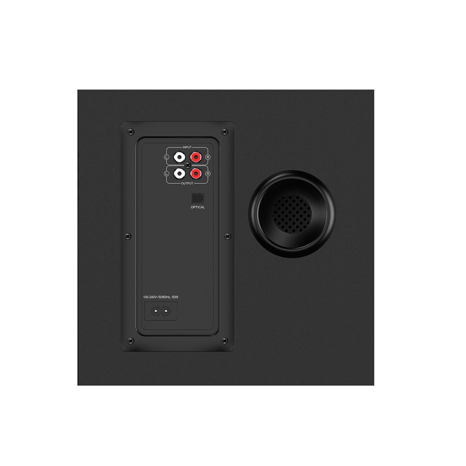 Genius SW-2.1 1850BT, 50W RMS, Bluetooth 5.3, Subwoofer, Gaming and Entertainment Speaker System