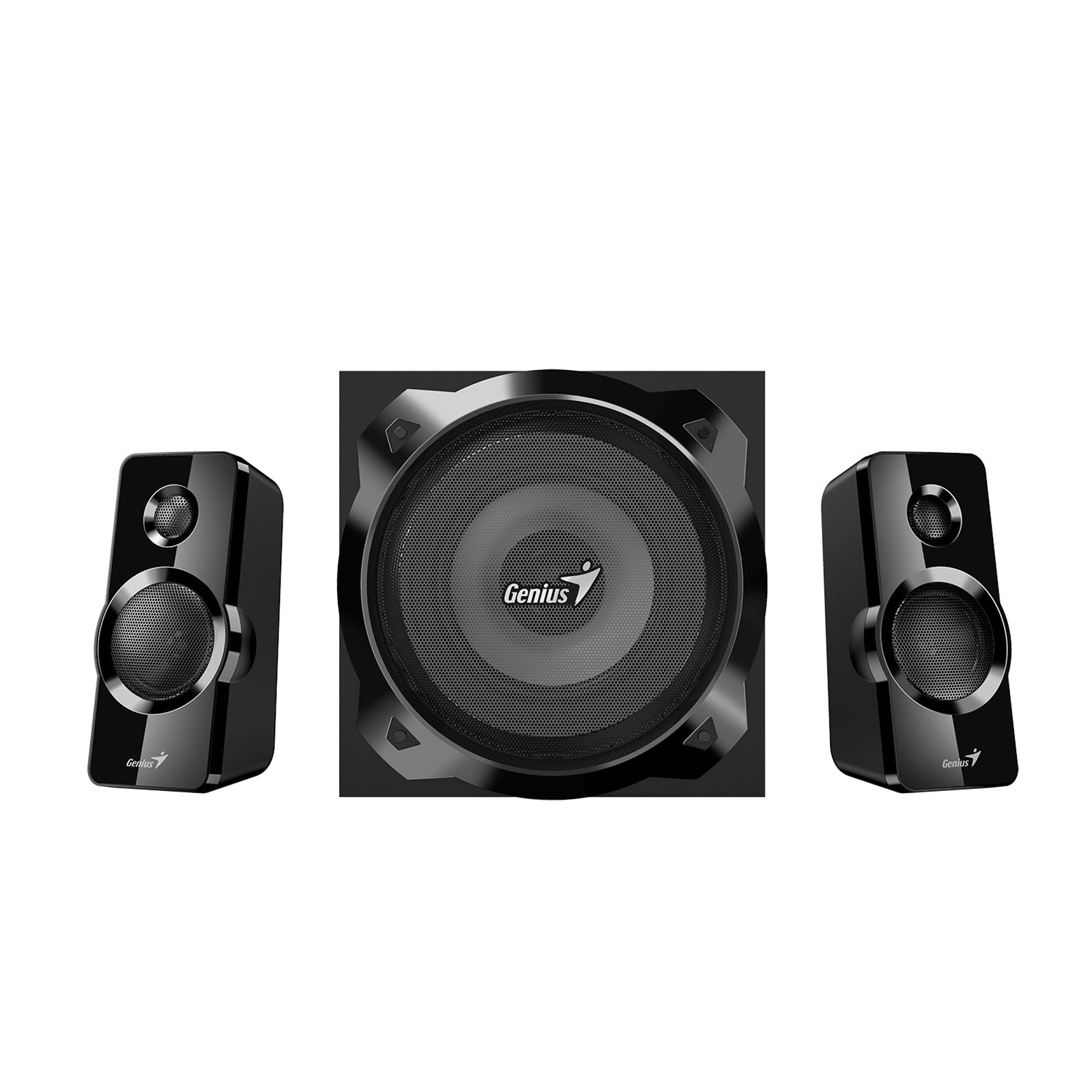 Genius SW-2.1 1850BT, 50W RMS, Bluetooth 5.3, Subwoofer, Gaming and Entertainment Speaker System