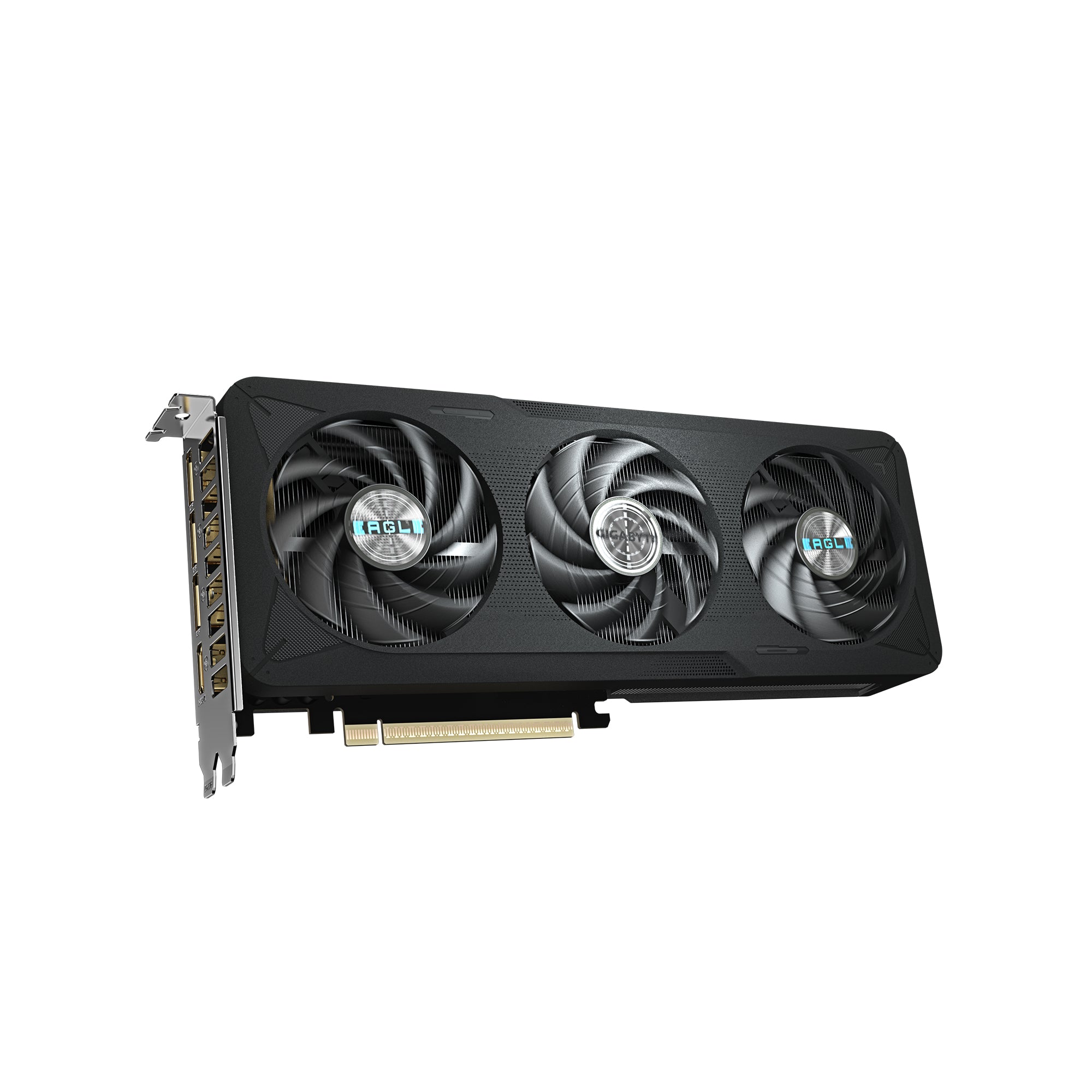 GIGABYTE GeForce RTX 5060 Ti Eagle Max OC 16GB graphics card with dual DisplayPort, HDMI, GDDR7 memory, PCIe 5.0, and NVIDIA DLSS 4.