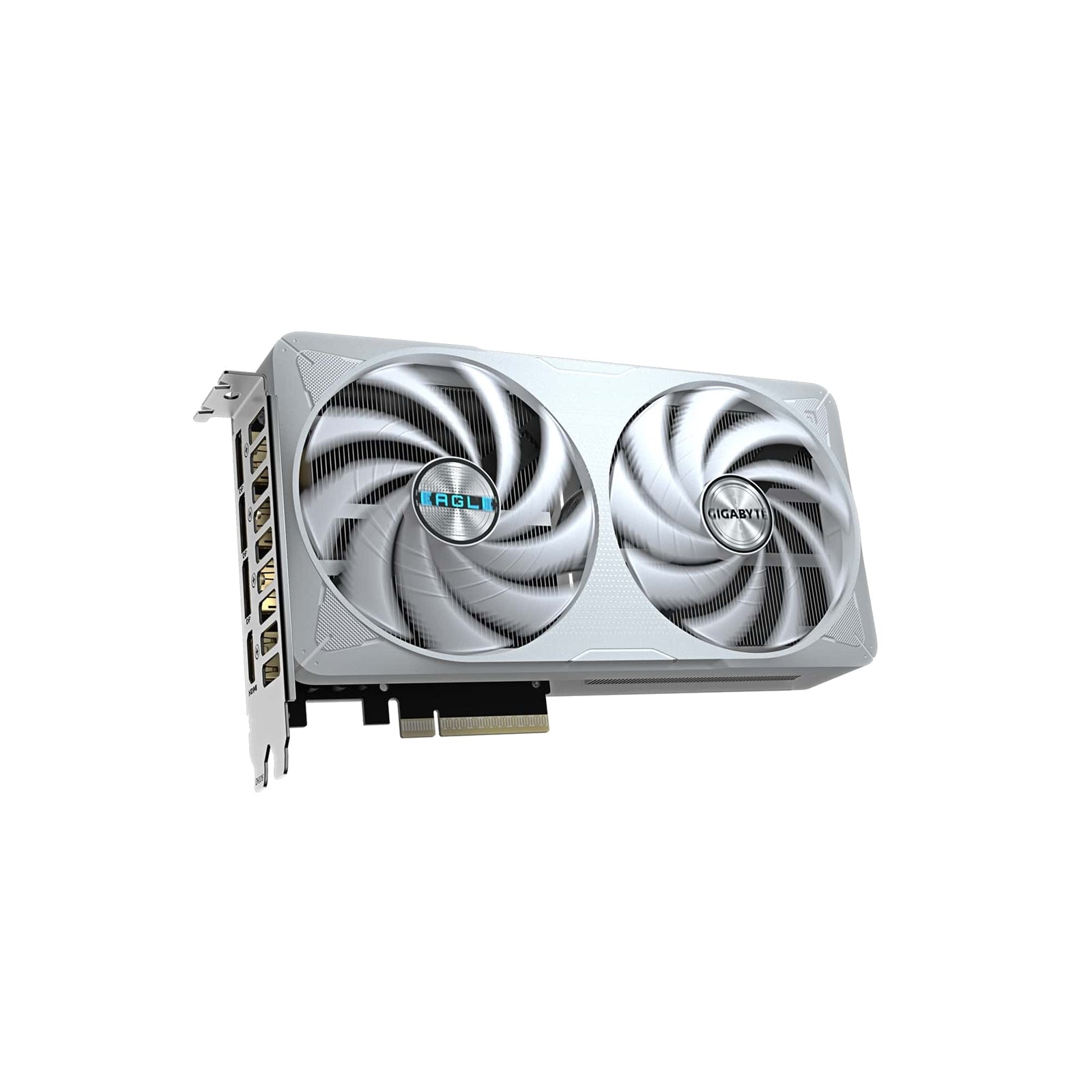 GIGABYTE NVIDIA GeForce RTX 5060 Ti EAGLE OC ICE graphics card with dual fans, 16GB GDDR7, 4608 CUDA cores, multiple display ports