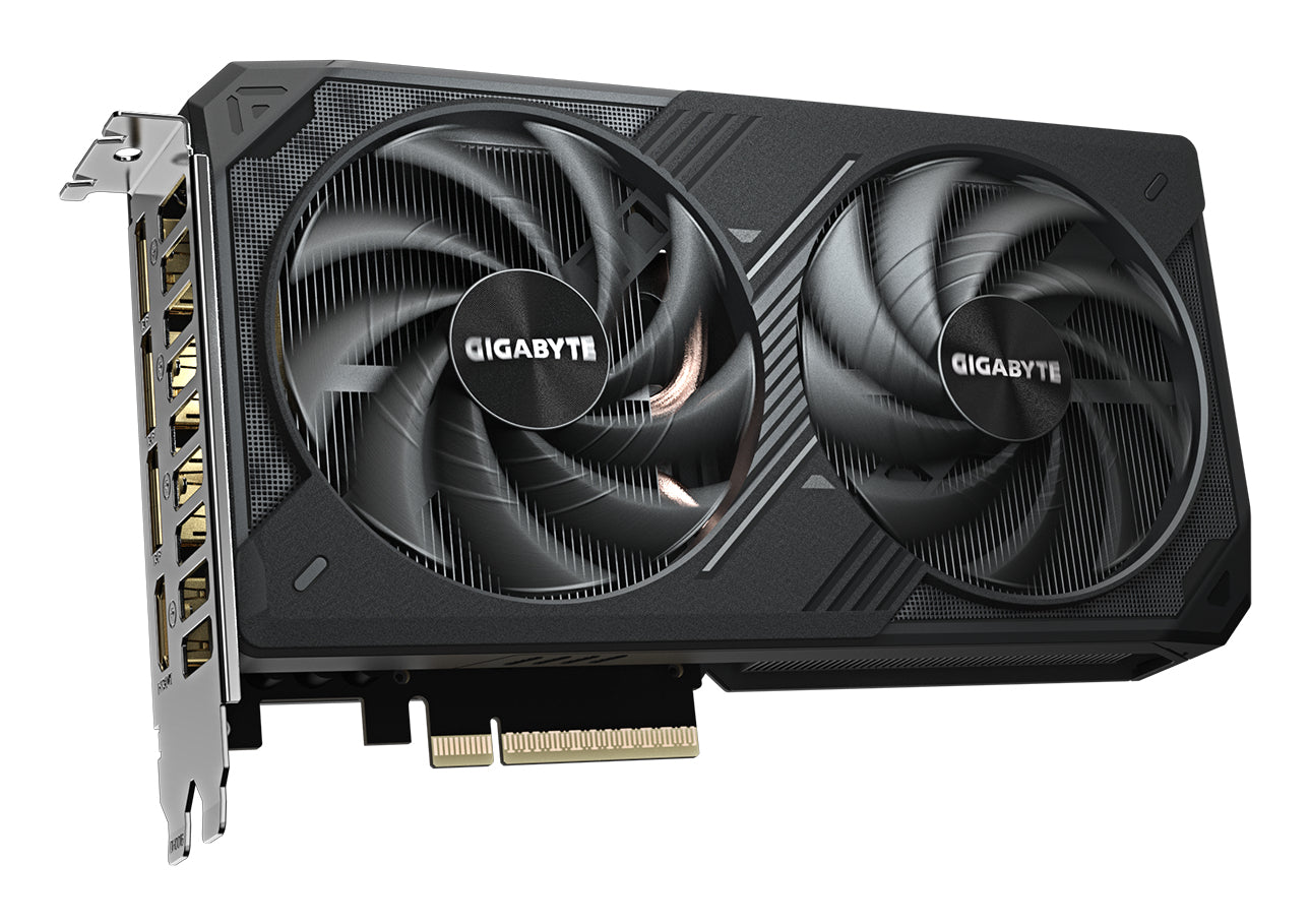 Gigabyte NVIDIA GeForce RTX 5060 Ti WINDFORCE OC 8GB GDDR7 Graphics Card, 3840 CUDA Cores, 2497 MHz Core Clock, Dual Fan, 3x DisplayPorts / 1x HDMI Port