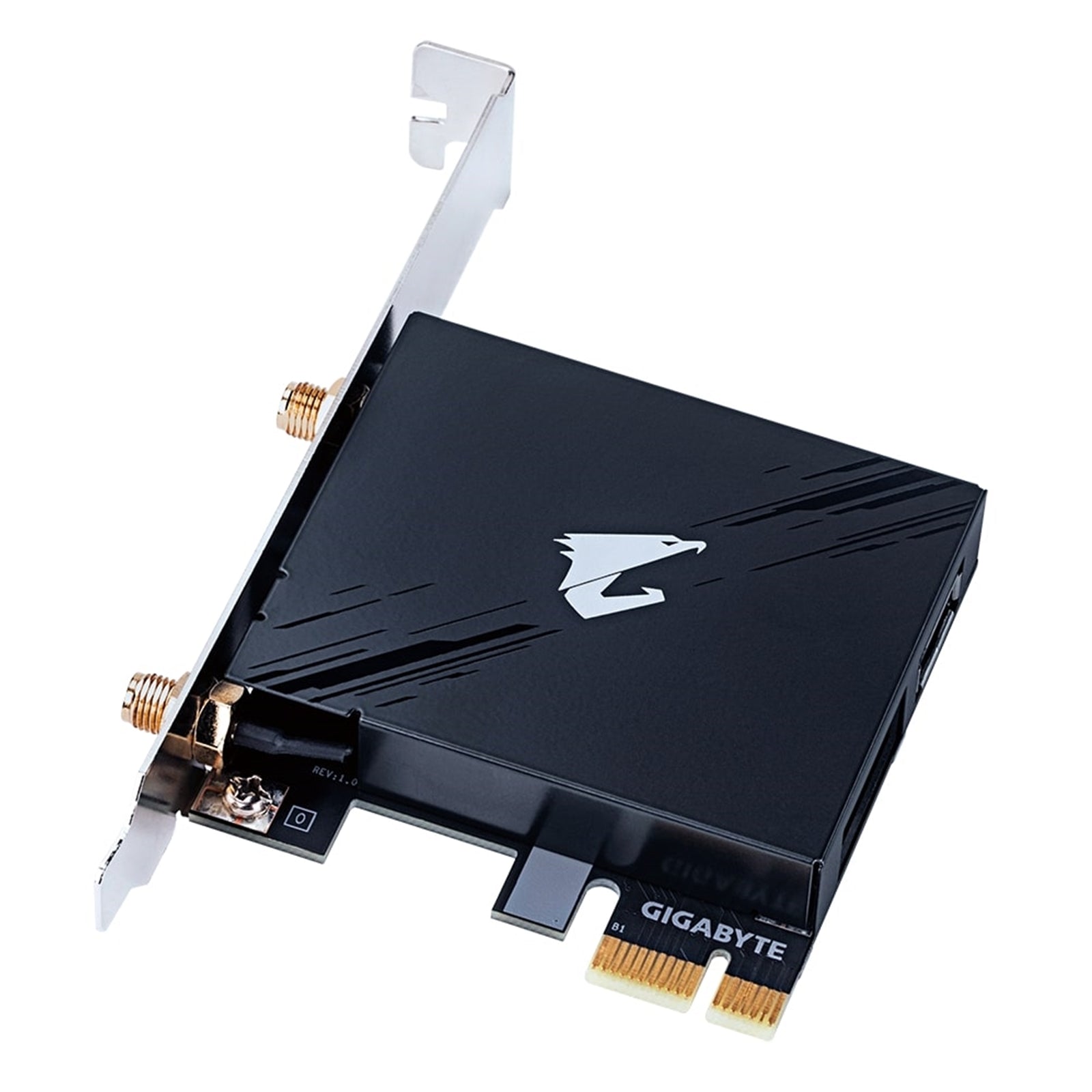 Gigabyte GC-WIFI7 Intel WiFi 7 5800Mbps Tri-Band Wireless PCI-Express and Bluetooth 5.3 Card with Magnetic Ultra High-Gain Antenna
