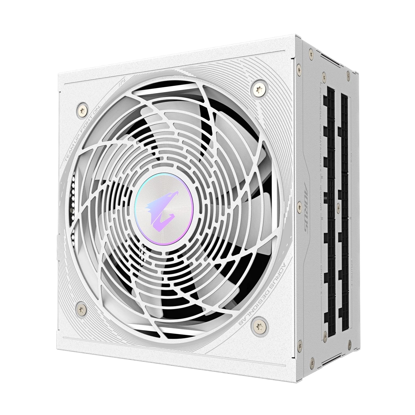 GIGABYTE AORUS ELITE ICE 850W White fully modular power supply with 80 PLUS Platinum, ATX 3.1, PCIe 5.0, silent 120mm fan