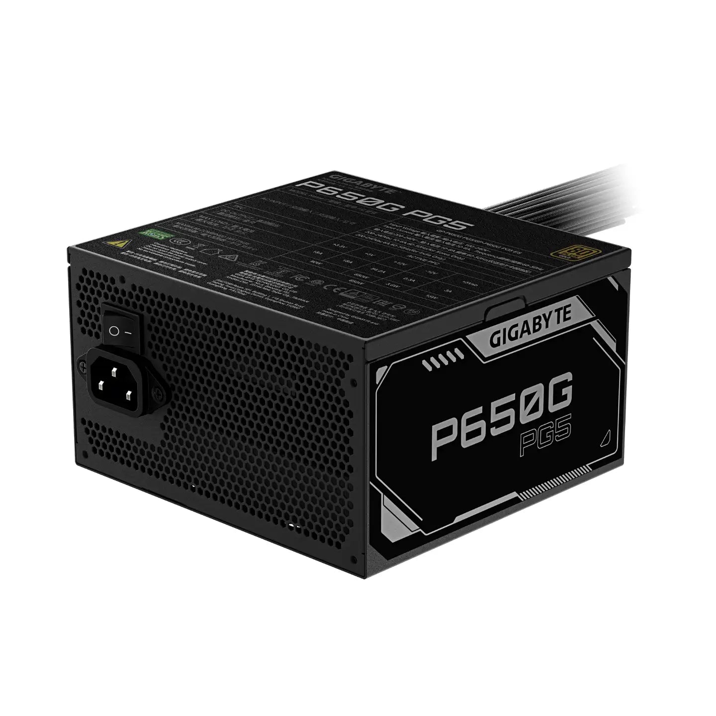 Gigabyte P650G PG5 650W 80+ Gold Fully Modular ATX 3.0 Power Supply GP-P650G PG5