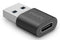 Hama USB Gender Changer USB-A (M) to USB-C (F) Black