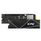 Adata XPG GAMMIX S70 Blade (AGAMMIXS70B-1T-CS) 1TB NVME SSD, M.2 Interface, PCIe Gen4, 2280, Read 7400MB/s, Write 5500MB/s, Heatsink, 5 Year Warranty