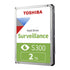 Toshiba S300 2TB SATA III 3.5-inch internal hard drive with 5400RPM for surveillance and data storage.