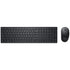 Dell KM5221W Pro Wireless Keyboard and Mouse Set for Windows, 2.4GHz Wireless, QWERTY UK English Layout, Black