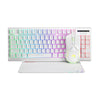 Marvo Scorpion CM310 Loot 30 3 in 1 RGB Wired Gaming UK Layout TKL Keyboard, Mouse and Mat Bundle (White)