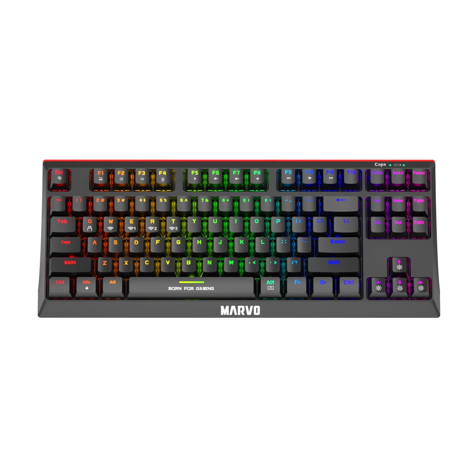 Marvo Scorpion KG953W-UK 80% TKL Bluetooth/Wireless/Wired RGB Mechanical Gaming Keyboard