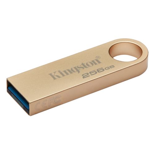 Kingston DataTraveler SE9 G3 256GB USB 3.2 USB Flash Drive, Gold