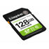 Kingston Canvas Select Plus  SDS3/128GB V30 128GB SD Class 10 UHS-I U3 Flash Card