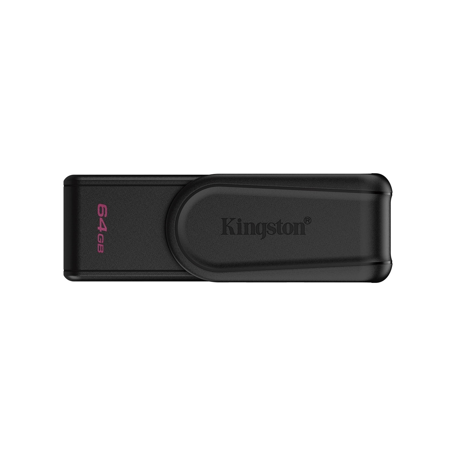 Kingston DataTraveler Exodia S DTXS/64GB USB Flash Drive, 64GB, USB 3.2,  Black, Swivel Cap Design