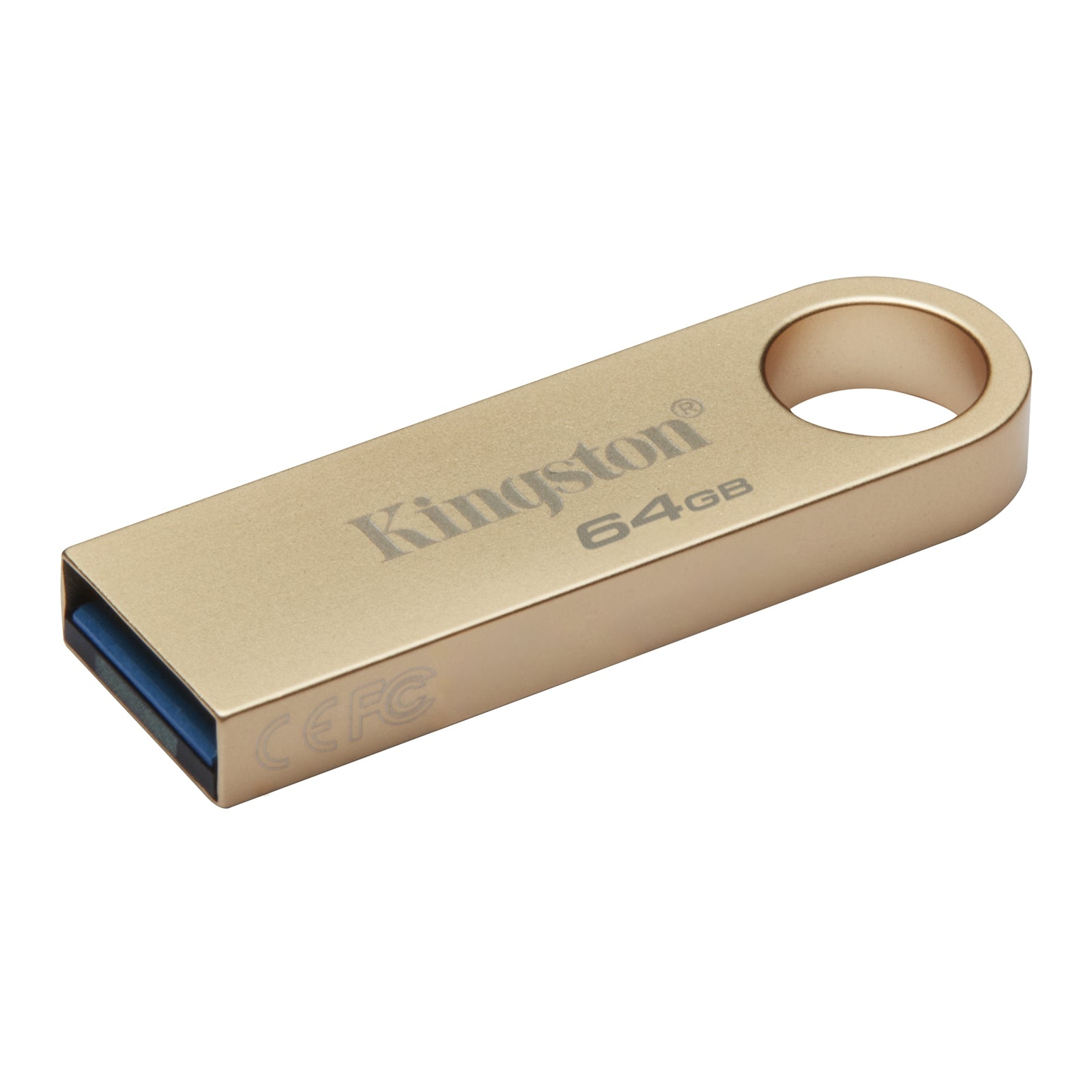 Kingston DataTraveler SE9 G3 64GB USB 3.2 USB Flash Drive, Gold