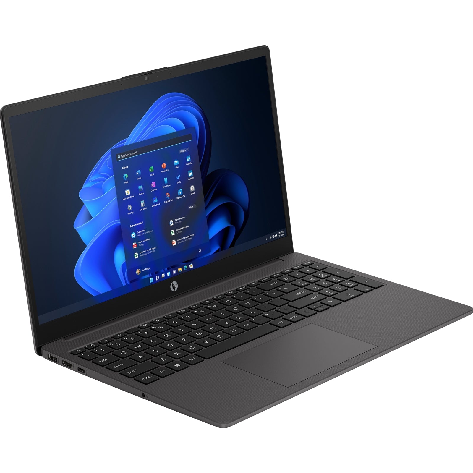 HP 250 G10 AK9T2AT#ABU Laptop, 15.6 Inch Full HD 1080p Screen, Intel Core i5-1334U 13th Gen, 8GB RAM, 256GB SSD, Windows 11 Pro