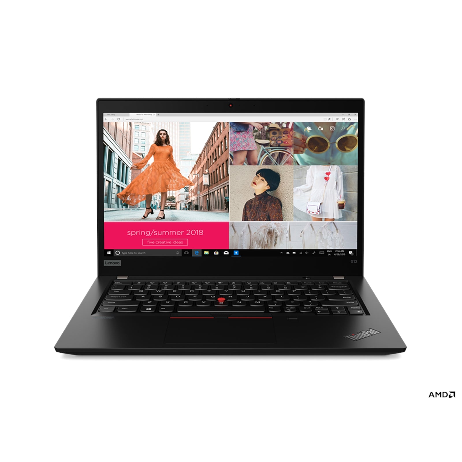 Lenovo ThinkPad X13 Laptop, 13.3 Inch Full HD IPS TouchScreen, AMD Ryzen 5 Pro 4650U, 8GB RAM, 256GB SSD, AMD Radeon Graphics, Backlit Keyboard, Windows 10 Pro