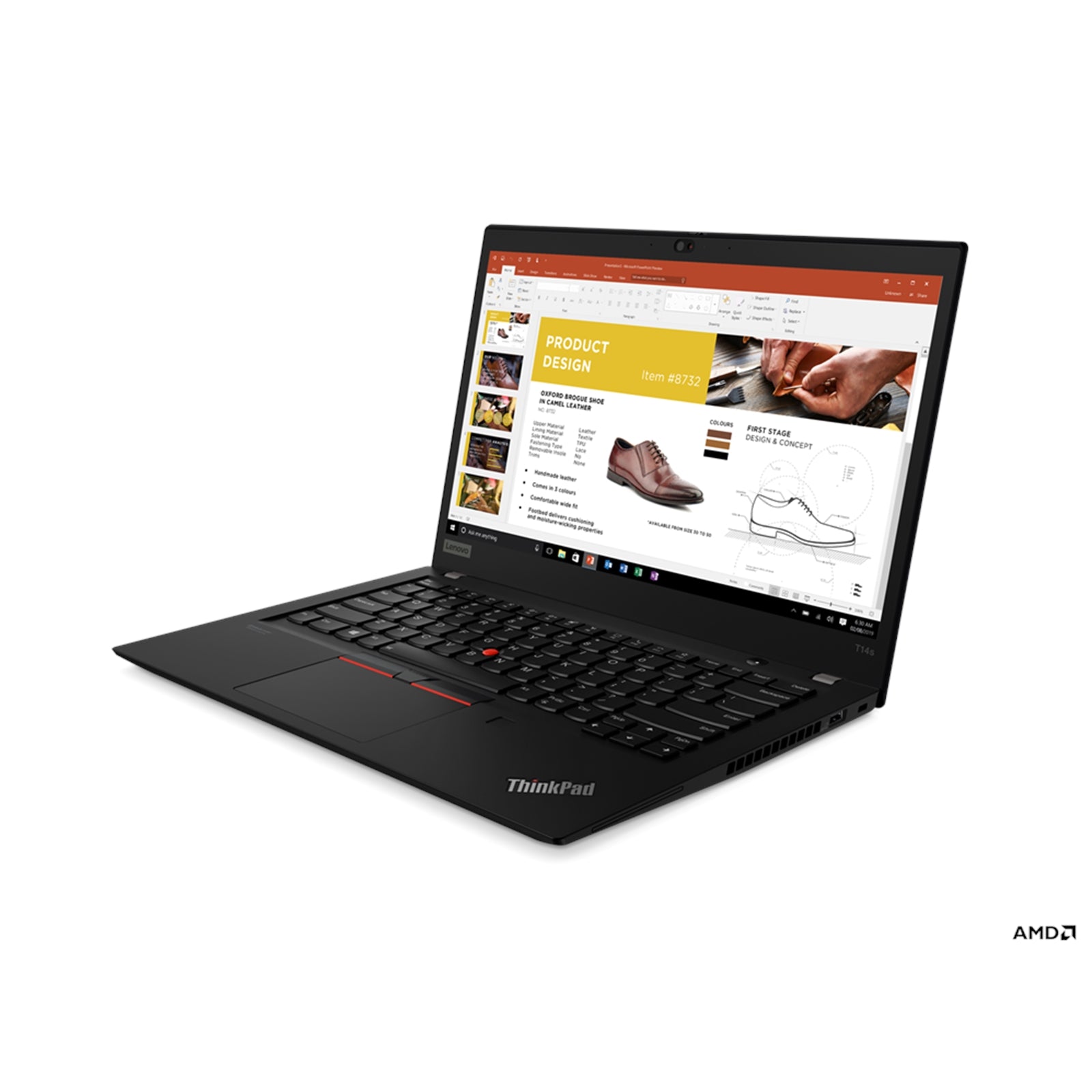 Lenovo ThinkPad T14s Gen 1 Laptop, 14 Inch Full HD IPS Touchscreen, AMD Ryzen 5 Pro 4650U Processor, 16GB RAM, 512GB PCIe 3.0 x4 NVMe SSD, Wi-Fi 6, Windows 10 Pro