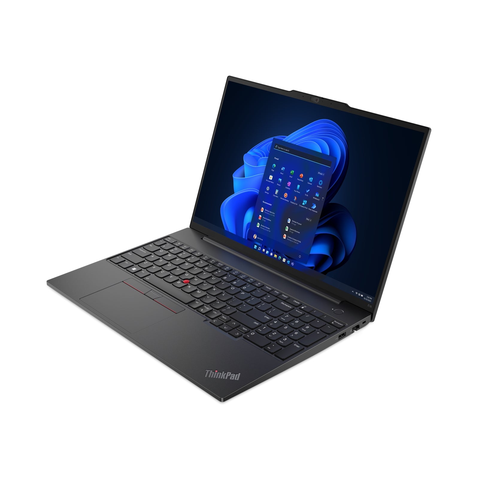 Lenovo ThinkPad E16 Laptop, 16 Inch WUXGA IPS Screen, Intel Core i5-13420H 13th Gen Processor, 8GB RAM, 256GB SSD, Windows 11 Pro