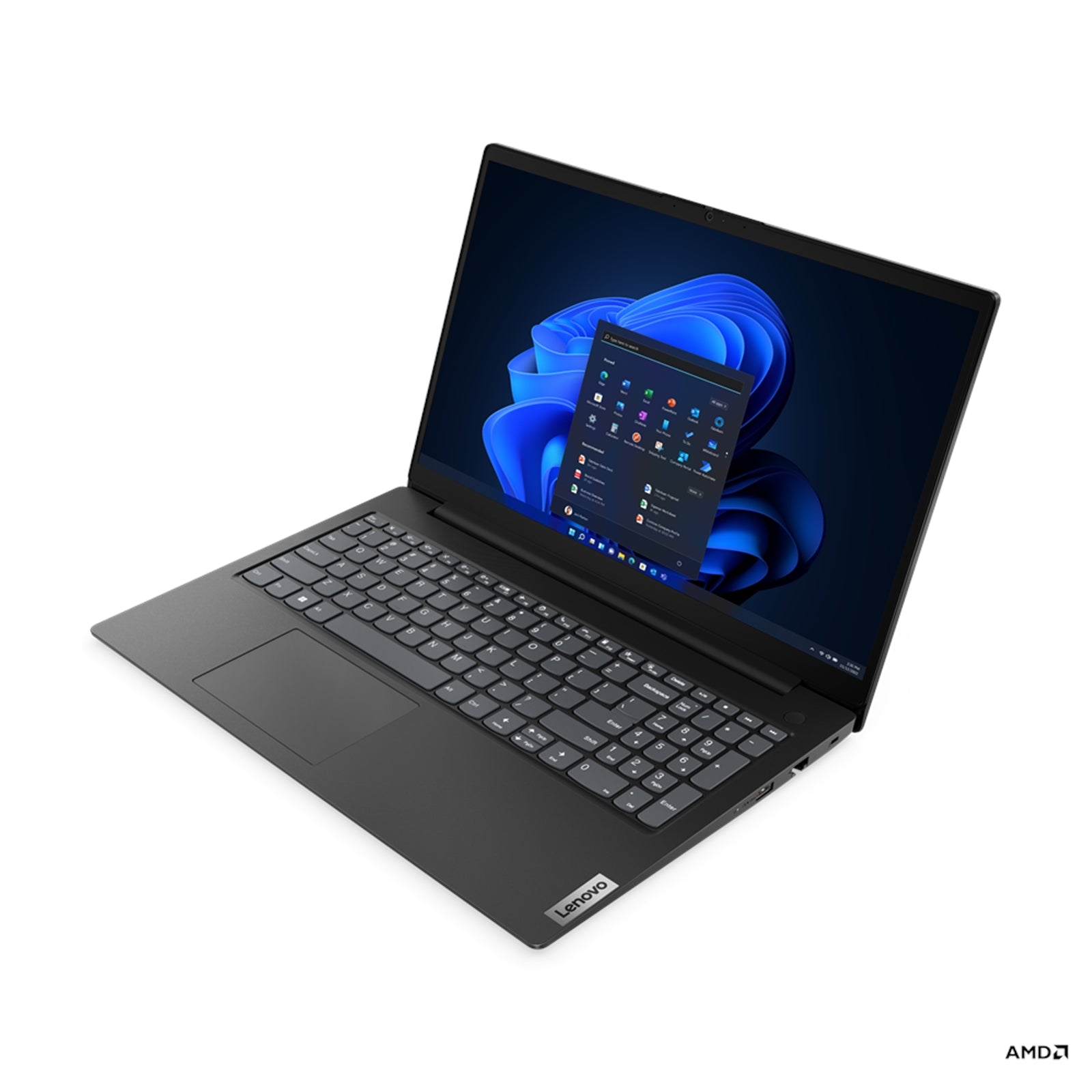 Lenovo V15 G4 AMN 82YU00JYUK Laptop, 15.6 Inch Full HD 1080p Screen, AMD Ryzen 5 7520U, 16GB RAM, 512GB SSD, Windows 11 Pro