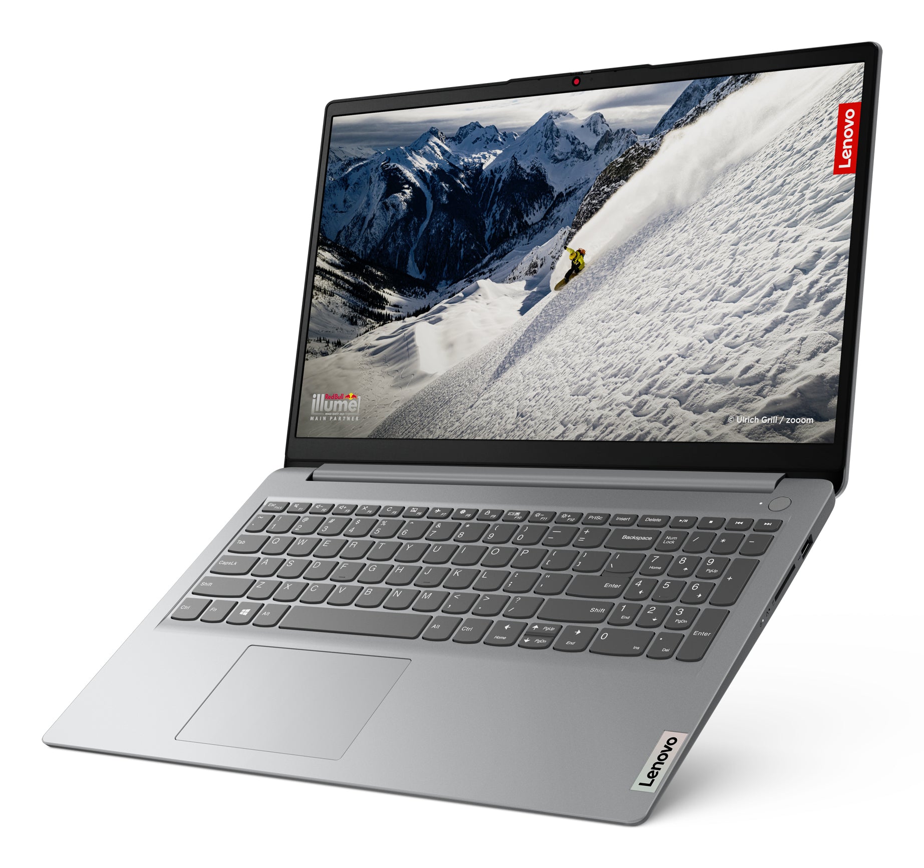 Lenovo IdeaPad 1 15AMN7 AMD Ryzen™ 5 7520U Laptop 39.6 cm (15.6") Full HD 8 GB LPDDR5-SDRAM 512 GB SSD Wi-Fi 6 (802.11ax) Windows 11 Home UK English Grey