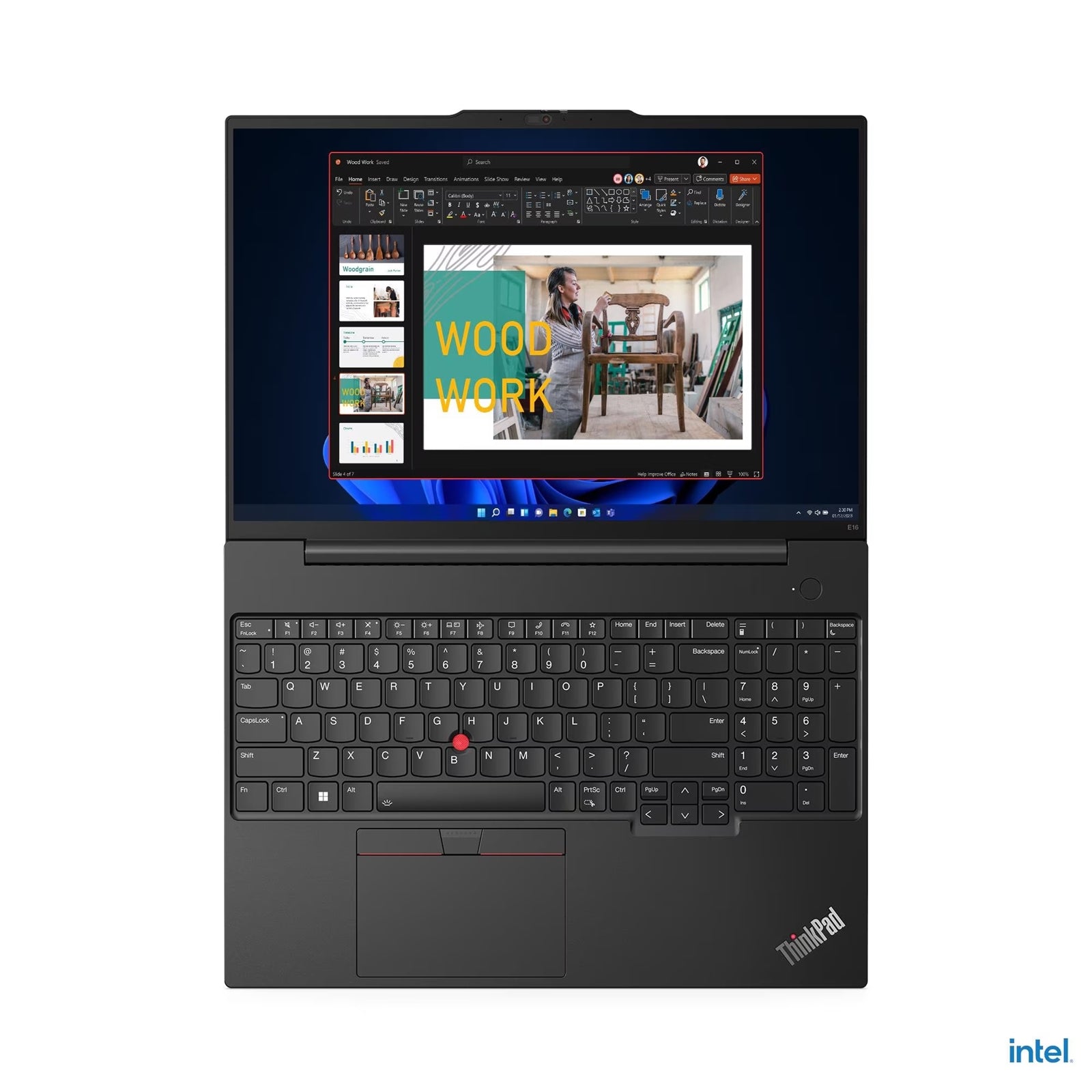 Lenovo ThinkPad E16 Laptop, 16 Inch WUXGA 1920x1200, Intel Core i3-1315U Processor, 8GB RAM, 256GB SSD, Intel UHD Graphics Graphics, Windows 11 Pro