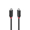 Lindy Black Line 37002 2m USB4 240W Cable, 24 pin USB-C (M) to 24 pin USB-C (M)