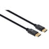 Manhattan DisplayPort 1.4 Cable, 8K@60hz, 3m, PVC Cable, Male to Male, With Latches, Fully Shielded, Black, Lifetime Warranty