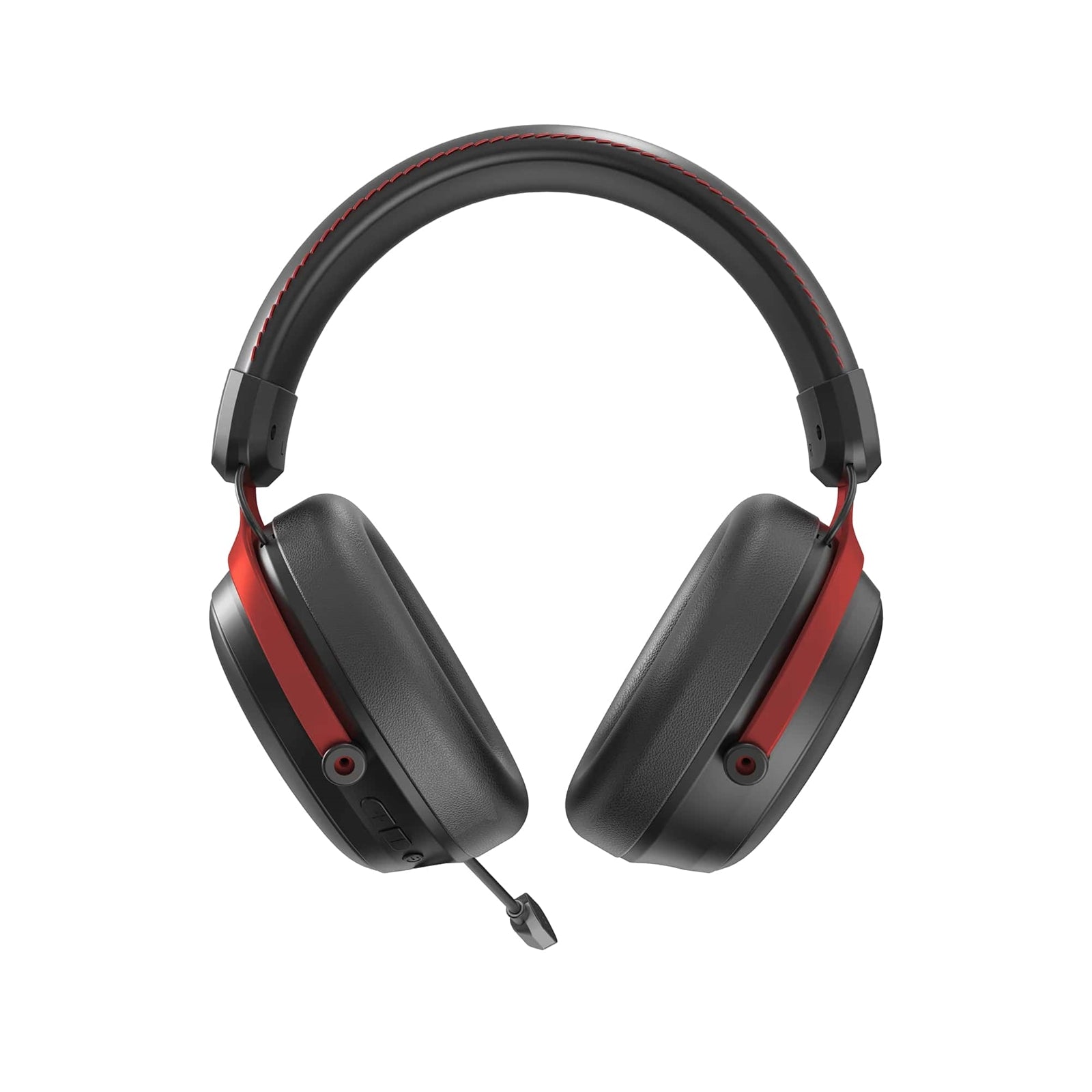 Marvo Scorpion HG9076W Tactic X Pro RGB gaming headset in black with wireless Bluetooth and USB-C connectivity.