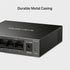 Mercusys MS105GS 5 Port Gigabit Ethernet Network Switch Steel Case
