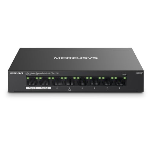 Mercusys MS108GP 8-Port Gigabit Desktop Switch with 7-Port PoE+
