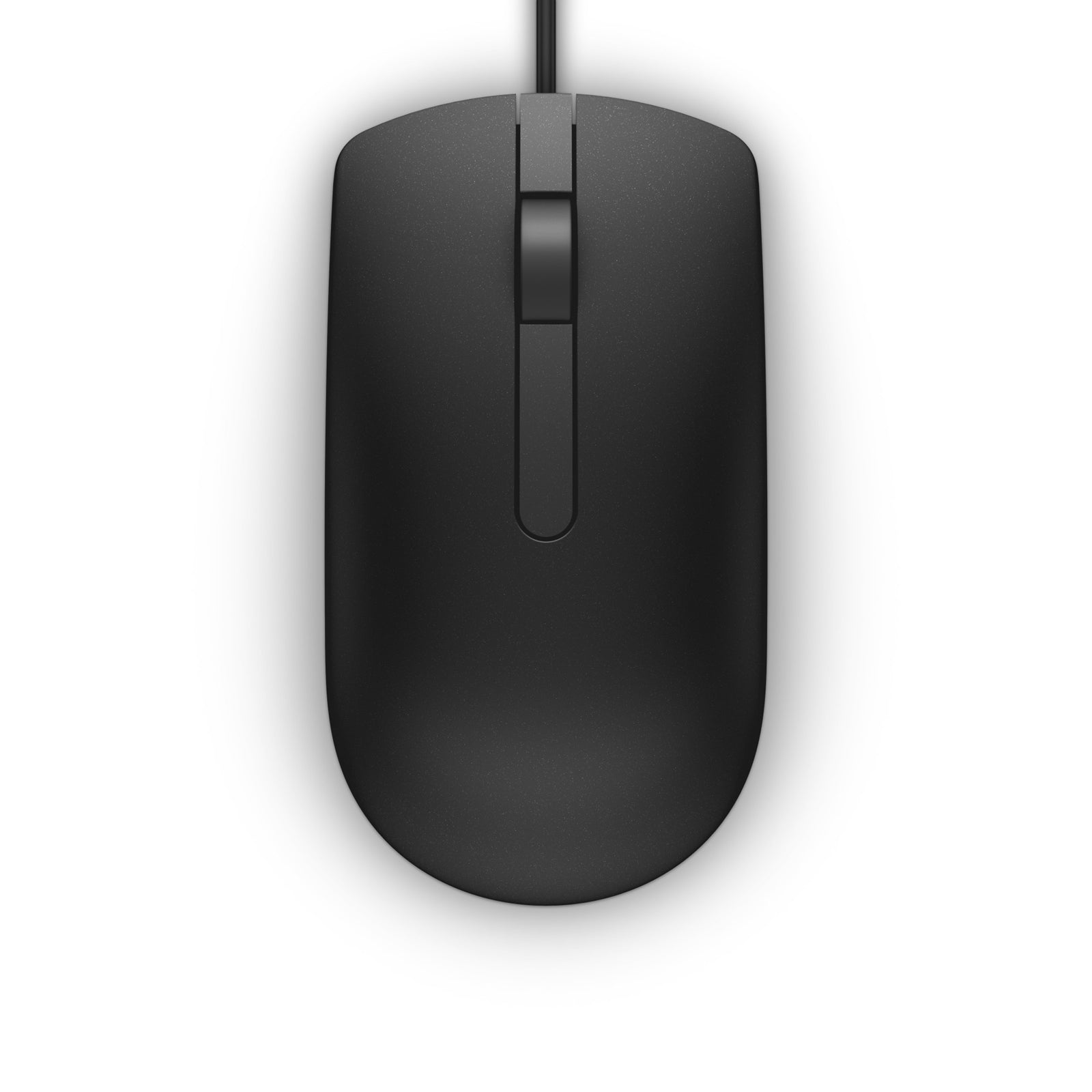 Dell MS116 Wired USB Mouse, 2-Buttons, 1000dpi and Optical Tracking, Ambidextrous Design for PC, Mac and Laptop, Black