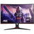 AOC C24G2AE/BK 24 Inch Curved Full HD VA Monitor, 165Hz, 1ms, DisplayPort, HDMI, VGA, Speakers, AMD FreeSync, VESA