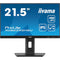 iiyama PROLITE XUB2293HSU-B6 22 inch IPS Monitor, Full HD, 1ms, HDMI, DisplayPort, USB Hub, Freesync, 100Hz, Speakers, Black, Internal PSU, VESA, Height Adjustable, Pivot